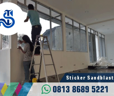 Kaca Film Sticker Sandblast