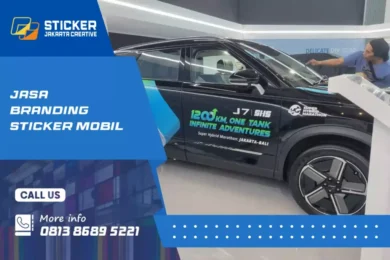 branding sticker mobil