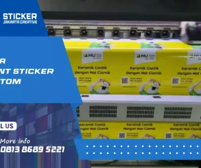 printing sticker jakarta