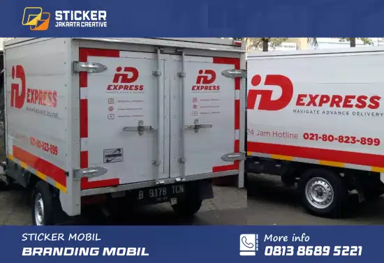 branding sticker mobil box delevery id express branding sticker mobil box delevery id express