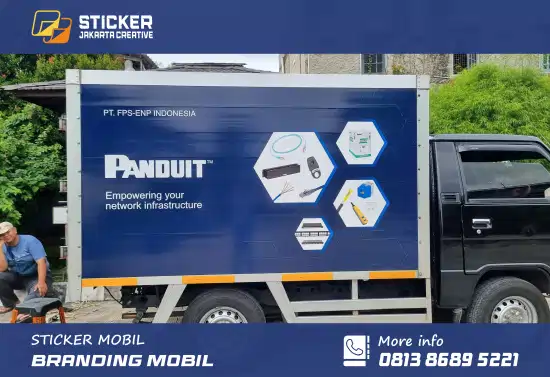 branding sticker mobil box panduit branding sticker mobil box panduit
