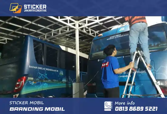 branding sticker mobil bus branding sticker mobil bus
