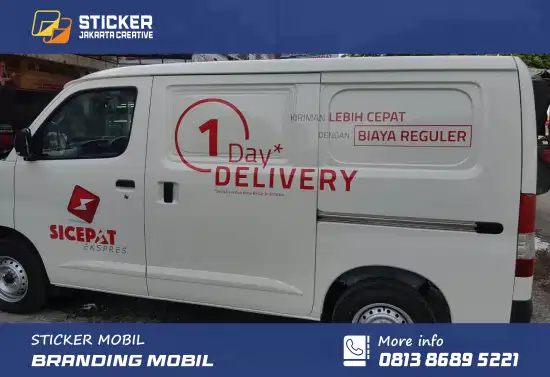branding sticker mobil grand max sicepat branding sticker mobil grand max sicepat