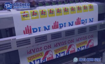Jasa Digital Print Sticker Jakarta