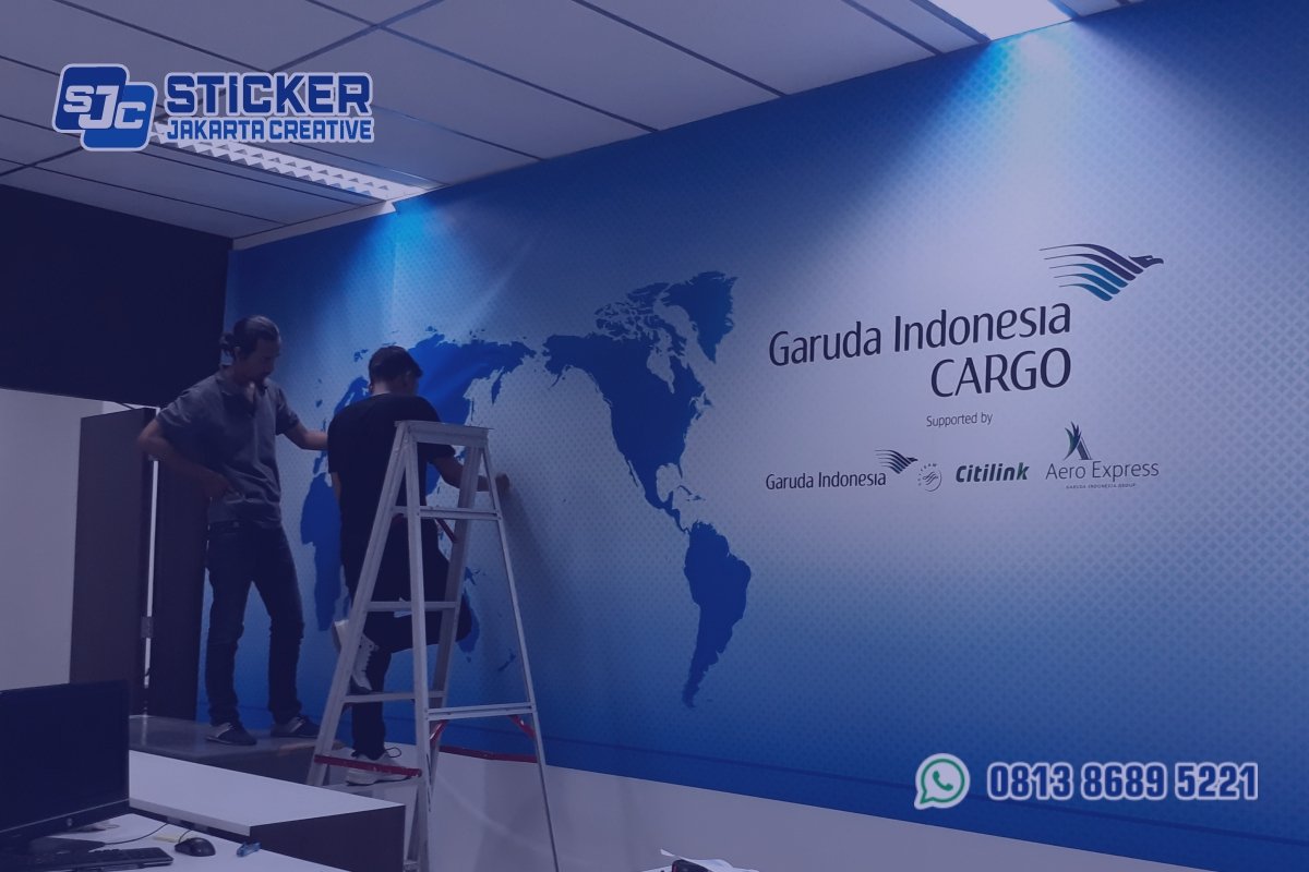 Portofolio pemasang sticker printing garuda cargo Portofolio pemasang sticker printing garuda cargo