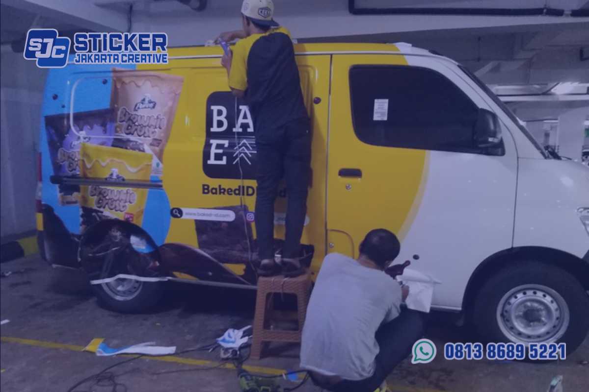 Jasa Pasang Stiker Branding Mobil